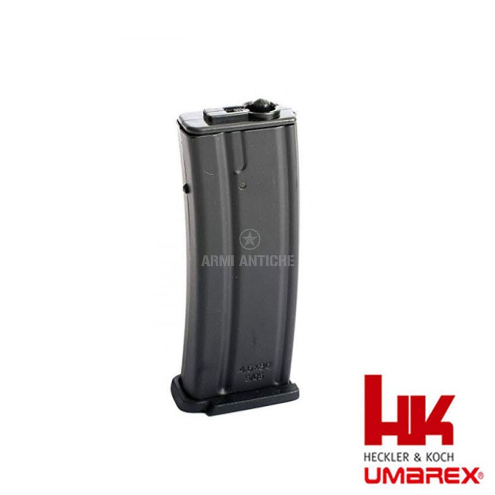 Caricatore monofilare 30 colpi per fucili softair MP7 Sportline - Official Version H&K colore nero marca  Umarex H&K