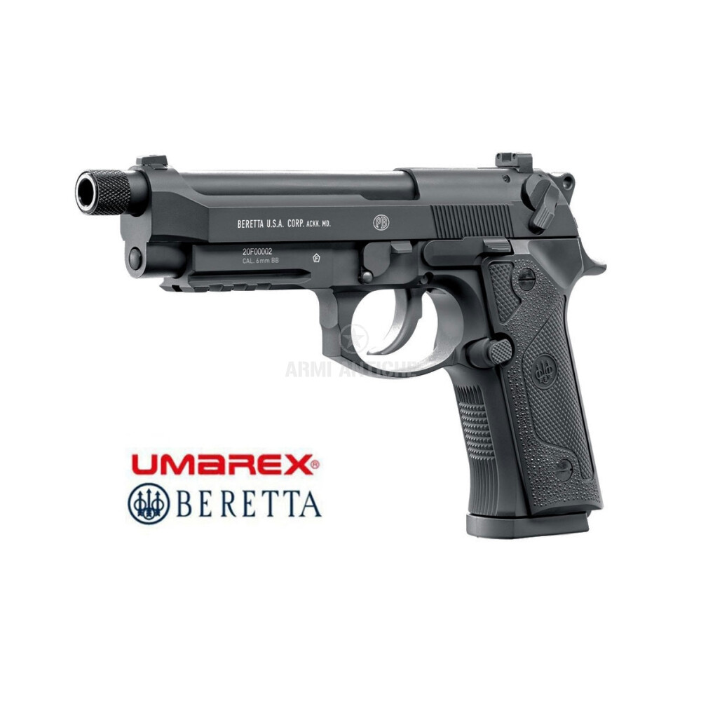 Pistola softair a Co2 M9A3 colore nero full-metal Beretta by Umarex 