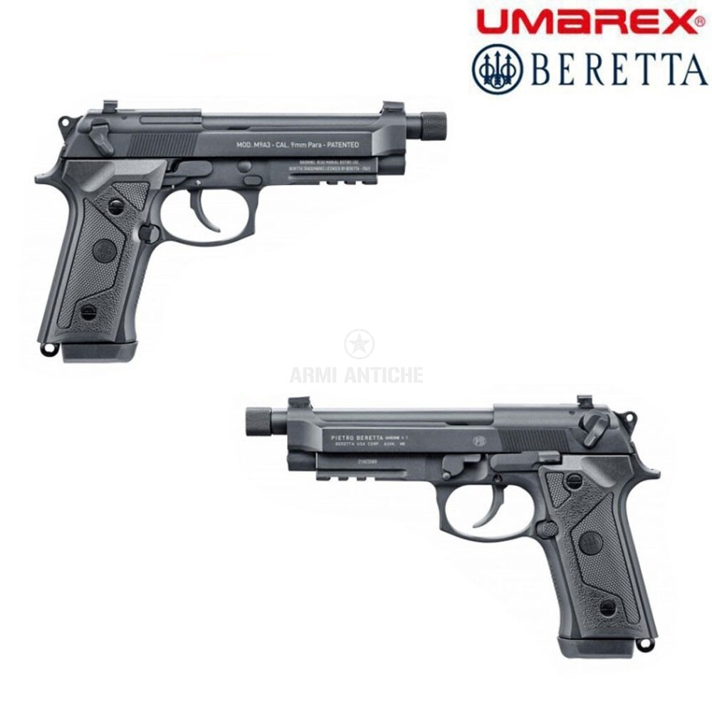 Pistola softair scarrellante a GREEN GAS M9 A3 full-metal FDE Beretta by Umarex codice 