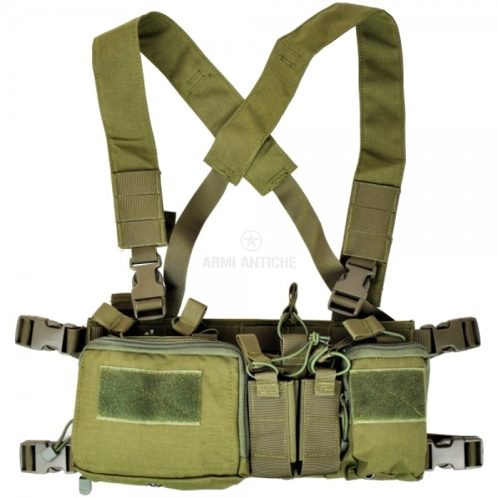 Tactical Vest Multifunzione - Verde - WoSport