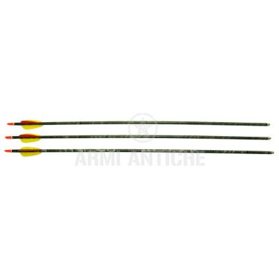 NIKA ARCHERY Frecce in fibra di vetro per la pratica dei giovani Recurvebow Compound tiro arco 12X 30 pollici