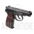Pistola cal. 4,5 Makarov blowback full metal Gletcher "SOLO NEGO
