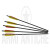 Kit 5 frecce per balestra 20" da 150 - 200 libbre - Golden Arrow