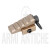 RIS IN METALLO A 45° CON ANELLO PORTACINGHIA TAN (ELEMENT)