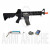 Fucile SoftairCM16 Raider nero completo di batteria + Caricabatteria