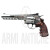Pistola Revolver 6" CO2 Cal. 4,5 Full Metal SILVER BRUNI (Acquistabile solo in negozio)
