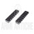 Slitta standard 20mm 7 slots per M-Lok nero - 2 pezzi   JS-TACTICAL