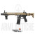 Fucile Elettrico M4 Silenziato PDW Keymod 10.5" LT-19 Gen2 Dual Tone Tan e Nero Lancer Tactical (LK9052)