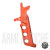 Grilletto per softair CNC per AR15 M4 Tipo H colore arancione Gearbox V2 - marca Retro Arms 