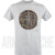 T-shirt in cotone organico colore grigio con stampa "break rules" - D.Five (DF5-ORG-4 HG)