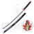 Katana di TANJIROU KAMADO  dall'anime Kimetsu no Yaiba Demon Slayer  CON LAMA IN BAMBOO 