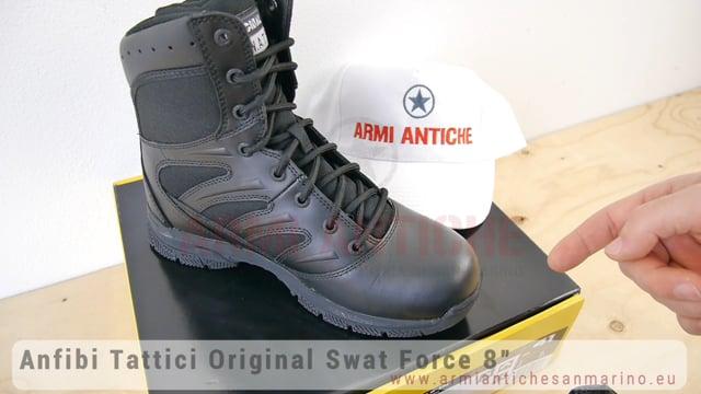 Anfibi Tattici Original Swat Force 8" Neri (OS-155031 B)