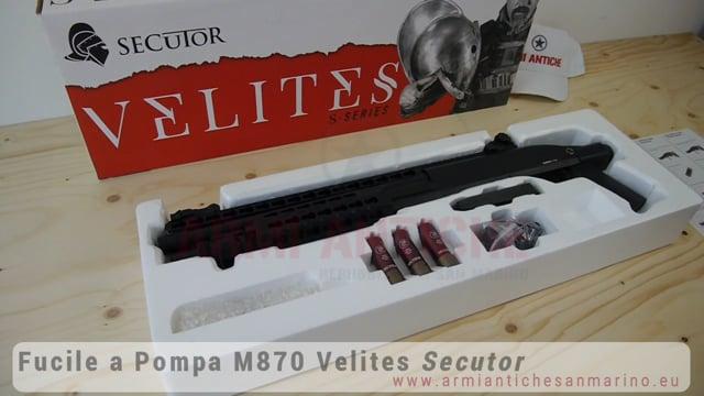 Fucile a Pompa M870 Velites S-II a 3 canne - Nero - Secutor (211409)